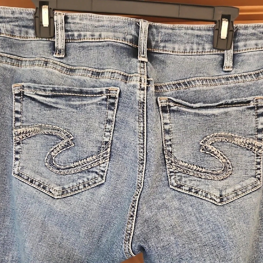 Silver Elyse Straight Jeans - Picture 3 of 6